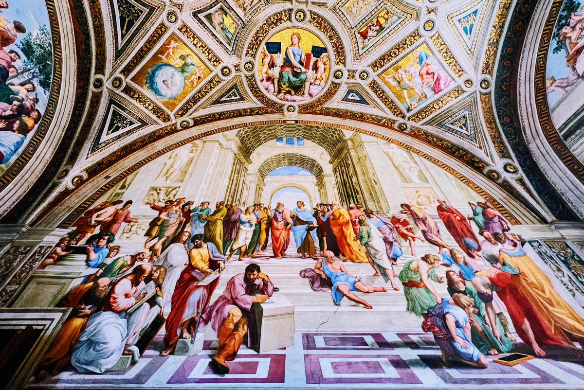 I traveled 6.575 km to see this artwork!

The School of Athens, 1511 by Raphael

#IlikeItaly #Italy #Roma #Rome #VisitRome #igersitalia #IgersRoma #RaccontandoRoma #vaticanmuseums #ScuoladiAtene #Raphael