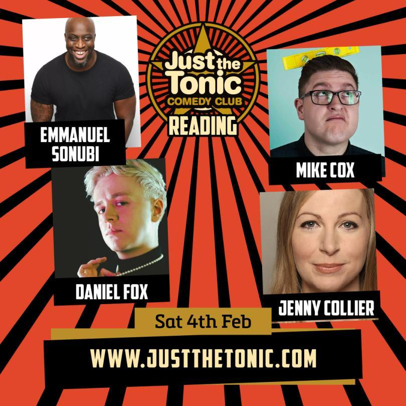 Tonight!

Friar Street goes all funny once again as @emmanuelstandup headlines this week's @Justthetonic show - with a stacked support line-up and free entry to @PopworldReading too!

New start time of 6pm doors, 7:30 show - whatsonreading.com/venues/just-to…