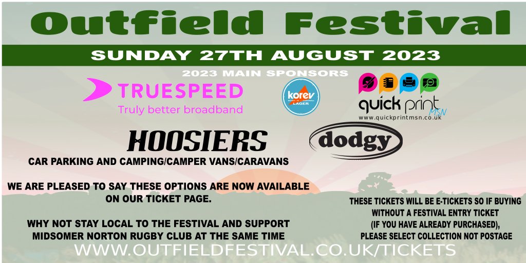 Outfield Festival (@outfieldfest) on Twitter photo 