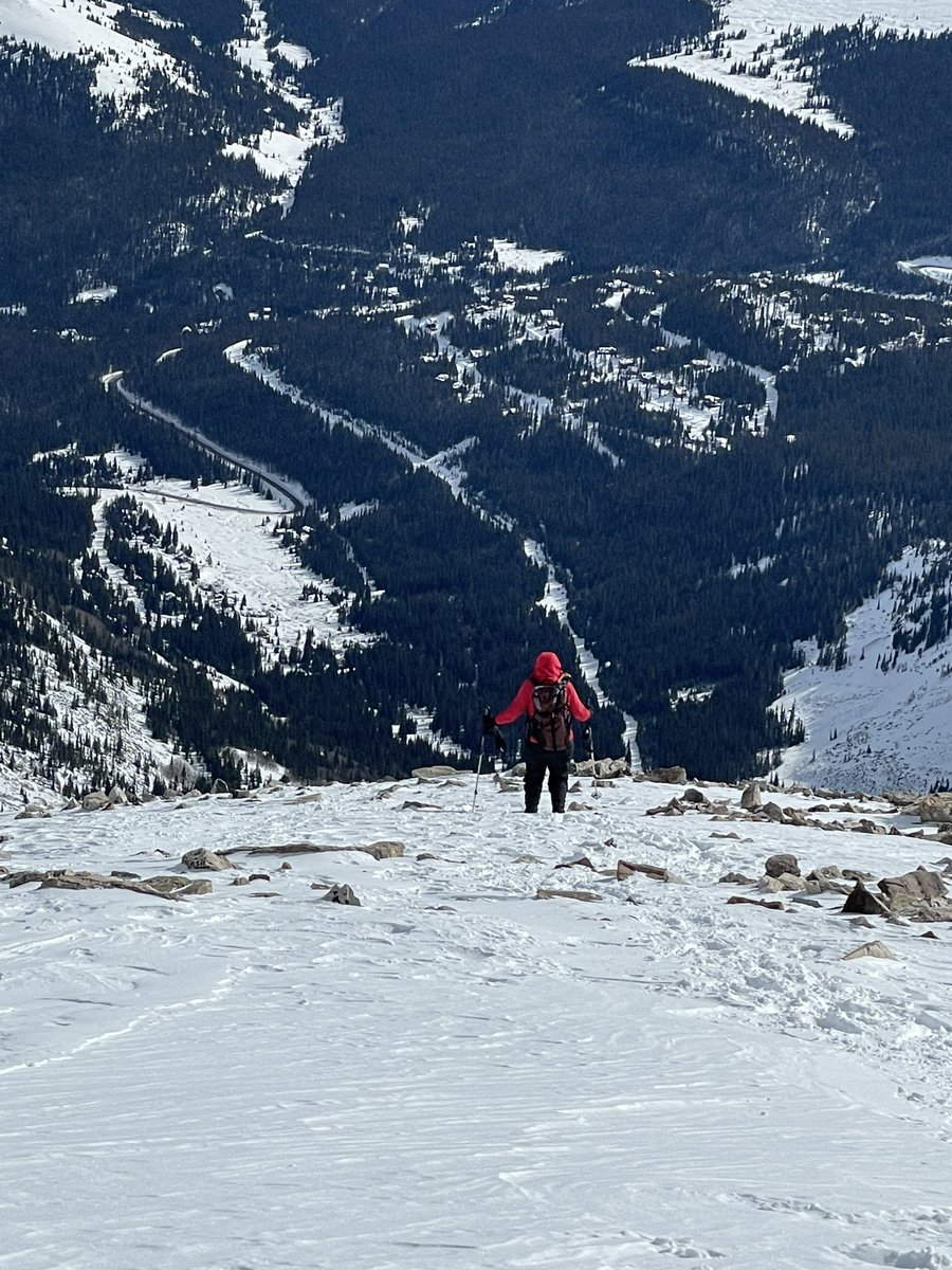 LungCancerDr's tweet photo. Quandary Peak Winter Ascent.  Summit 14,272 feet https://t.co/5jEJmPyrb9