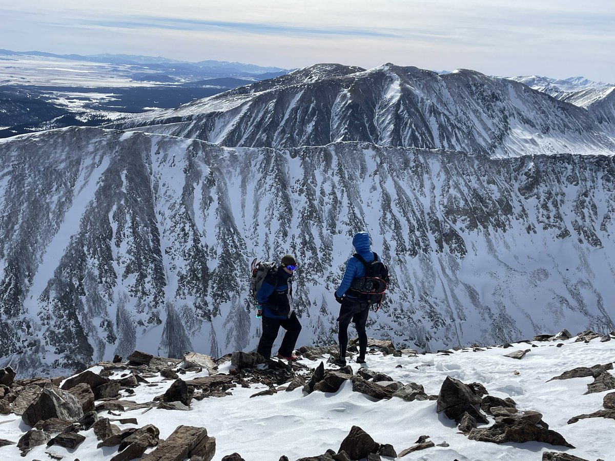 LungCancerDr's tweet photo. Quandary Peak Winter Ascent.  Summit 14,272 feet https://t.co/5jEJmPyrb9
