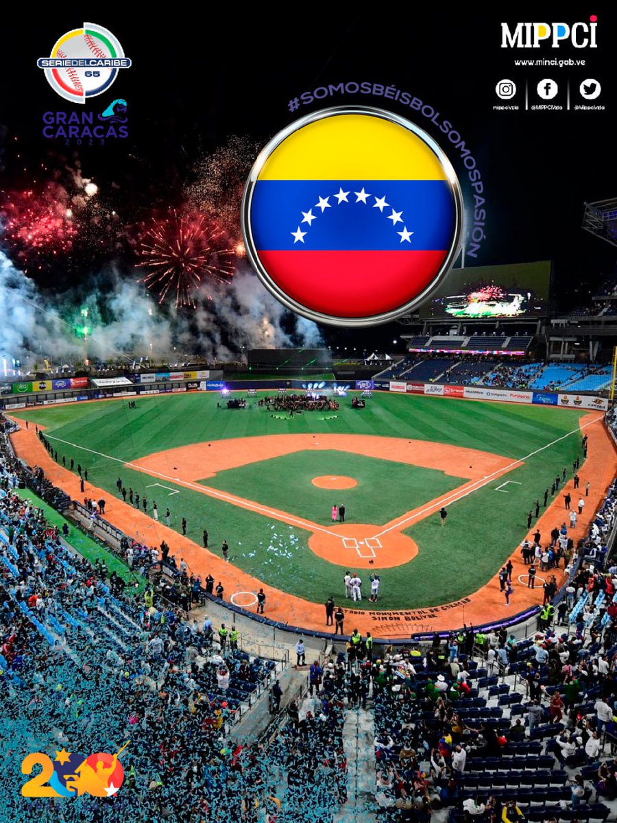 mippci_ven's tweet photo. #3Feb| 🇻🇪 ⚾ ¡TERCERA ETIQUETA DEL DÍA! ▶️
#SomosBéisbolSomosPasión
¡Serie del Caribe Gran Caracas 2023! https://t.co/H4KU40ICkF