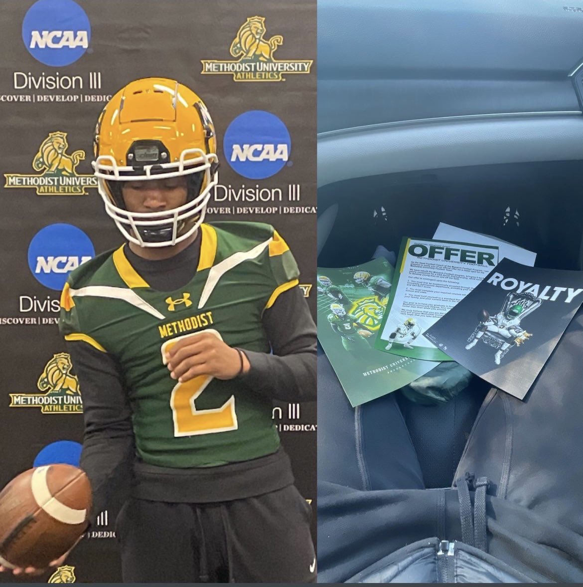 DomโAhnic Atkinson-Bell (@domahnic) on Twitter photo After a great visit, campus tour, and conversation with <a href="/CoachKwill/">Keven Williams</a> and <a href="/Coachkuz_/">Kenny Kuzmuk</a> I am blessed to receive my 2nd offer from <a href="/Methodist_FB/">Methodist University FB</a> Thank you ๐๐พ After a great visit, campus tour, and conversation with <a href="/CoachKwill/">Keven Williams</a> and <a href="/Coachkuz_/">Kenny Kuzmuk</a> I am blessed to receive my 2nd offer from <a href="/Methodist_FB/">Methodist University FB</a> Thank you ๐๐พ