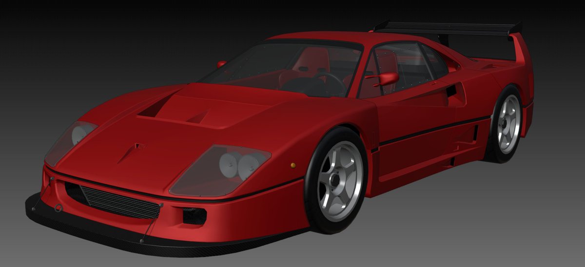 DIVZN2's tweet image. Ferrari F40 Competizione 🏁

#RobloxDev #Roblox3D