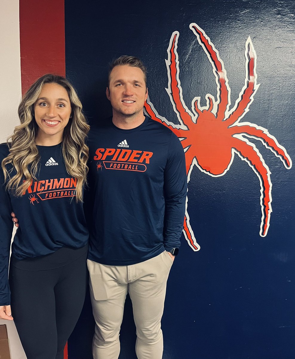 Hannah Huesman, MS, CMPC (@hannah_huesman) on Twitter photo LIFE UPDATE!
Introducing the new Quarterbacks Coach at The University of Richmond!
Forever thankful for UTC and the memories we’ve made and so excited to start making new ones in Richmond.
So proud of you, <a href="/thejhuesman14/">Jacob Huesman</a>!
Virginia, here we come!
#GoSpiders 🕷️ LIFE UPDATE!
Introducing the new Quarterbacks Coach at The University of Richmond!
Forever thankful for UTC and the memories we’ve made and so excited to start making new ones in Richmond.
So proud of you, <a href="/thejhuesman14/">Jacob Huesman</a>!
Virginia, here we come!
#GoSpiders 🕷️