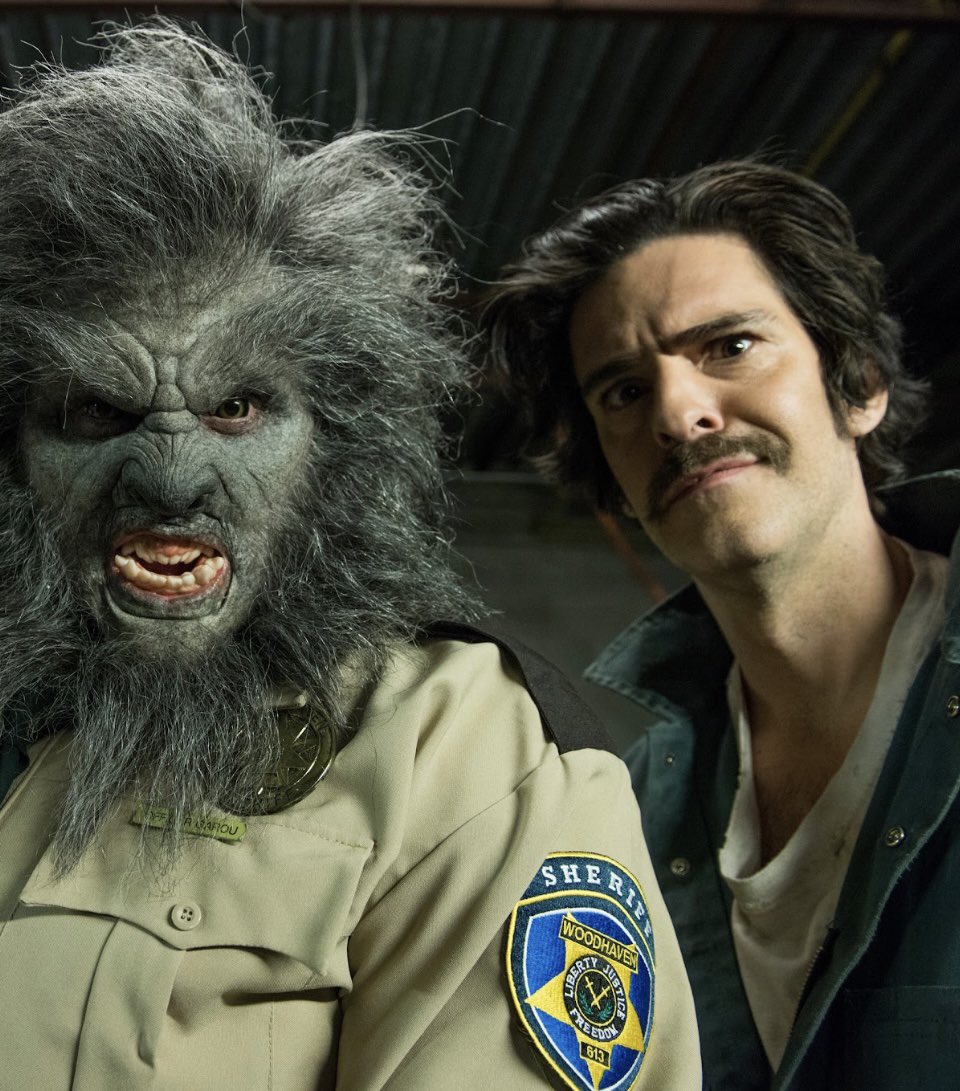 Being cool while looking cool #wolfcop #jonathancherry
