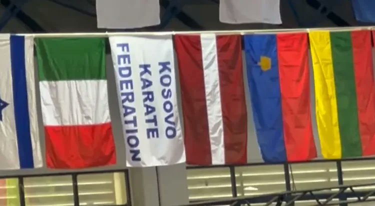 NOCKOSOVO's tweet photo. ❌It is shameful what happened today in Larnaca, Cyprus.

🥋Kosovo's karate team were not allowed to compete with our symbols🇽🇰 at the European cadet, junior and U-21 Championships.

Congrats to our team that boycotted the championships👏👏👏

#KarateLarnaca2023 https://t.co/oeJ2prCC1E