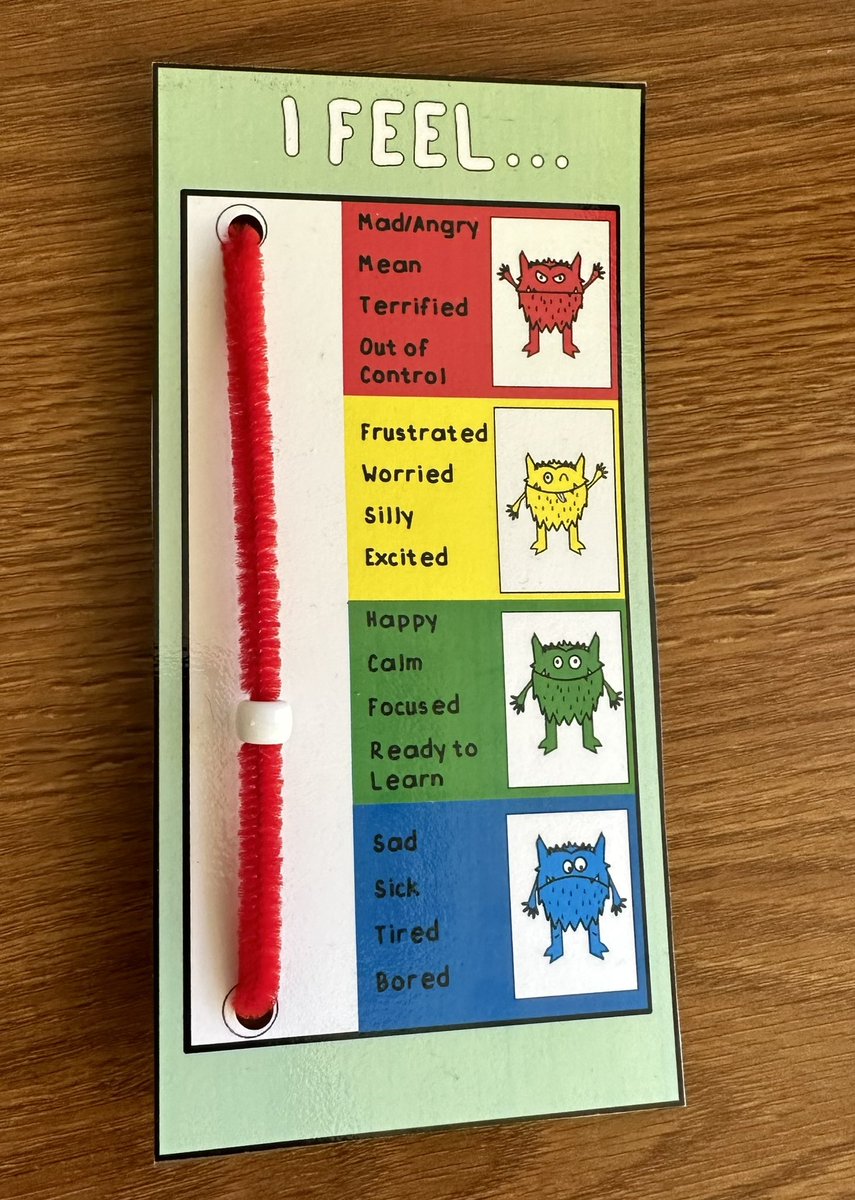 What a great tool kids kids can use to signal to teachers how they are feeling.