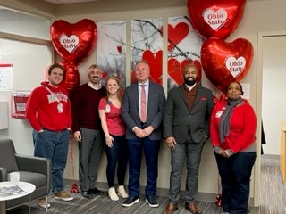 Some of our #GoRedForWomen #WearRedDay photos @iefimov @Gumina_Lab @HundLab @nanocardiology @OhioStateHeart @OhioStateMed @OSUWexMed