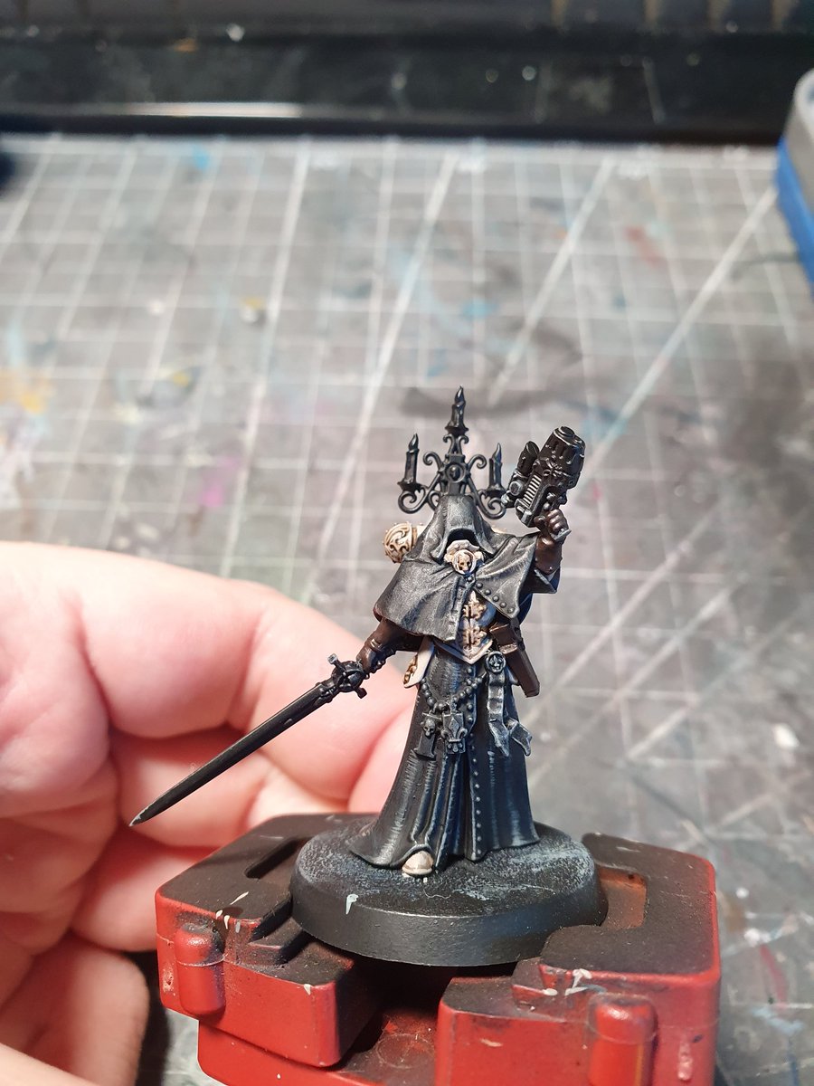 Made a decent bit of progress on the canoness during my first ever twitch stream this evening! 
Had a great laugh and got some hobby done, perfect evening!