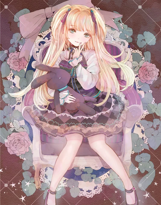 #ツーサイドアップの日 ツーサイドアップの紫薔薇少女 