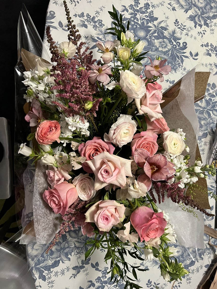 annharada's tweet photo. Thanks @AppleTVPlus for the beautiful birthday flowers! What an unexpected delight! https://t.co/oJhfViLORe