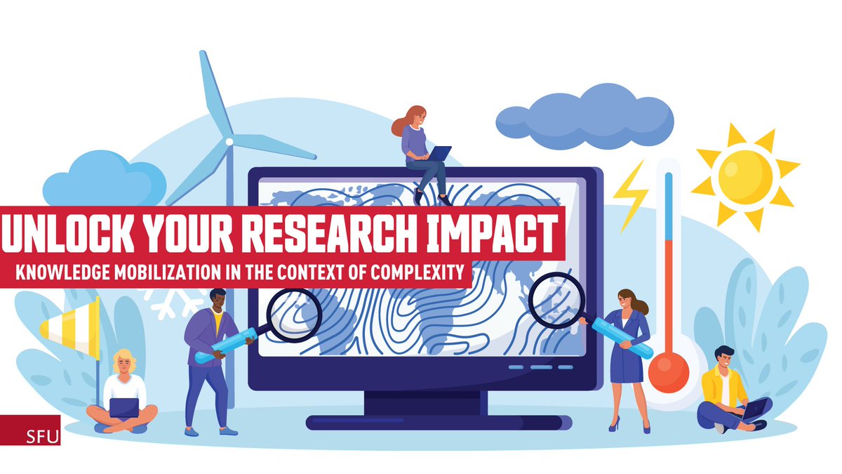 SFUResearch's tweet image. Learning—and knowledge—doesn't exist in a vacuum.

In this upcoming workshop with @SFUDialogue's Diane Finegood (@DTFinegood), explore what it means to do #KnowledgeMobilization in complex systems. 

Wed, Feb 15 | 12-1pm | Zoom 💻

Register:
lib.sfu.ca/about/branches…