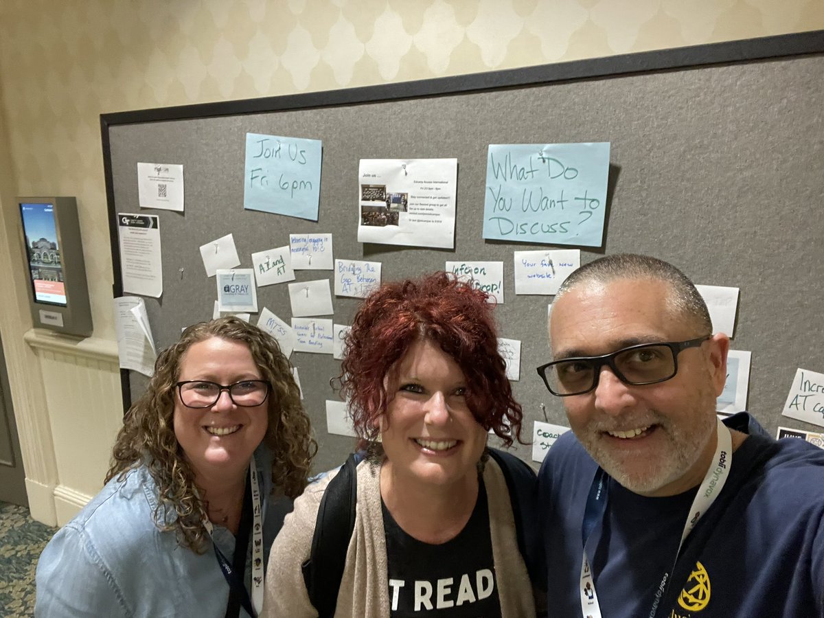 lrdichiara's tweet photo. ATIA friends…Come share your ideas and fill the grid at edCamp at 6pm. #ATIAcon #ATIA23 #ATchat #thegridlives https://t.co/0RQgBrppNH