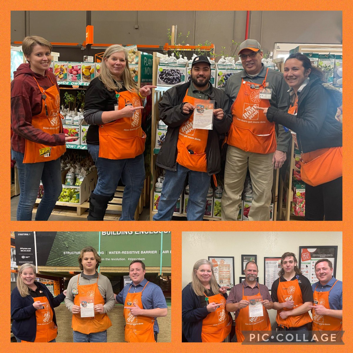 Homer Award 🚨 Shout out to Kaden D94, Tyler D90 and Michael DS for their hardwork and excellent customer service! #HomerAward #D169 #TrendingOrange