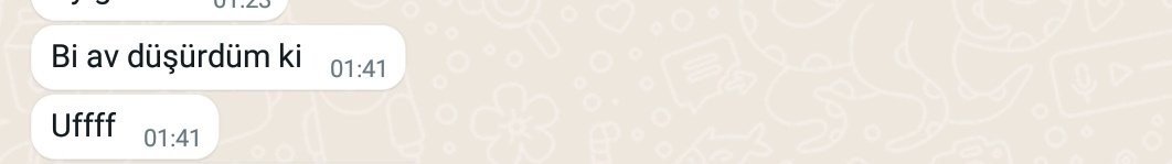 Erkek kankamdan 1 yeni mesaj*