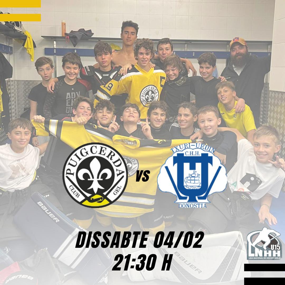 C.G. Puigcerdà 1958 (@cgpuigcerda1958) on Twitter photo ⚡️ GAME DAY!⚡️
🗓️ 4/2 - 21:30
🏒 <a href="/cgpuigcerda1958/">C.G. Puigcerdà 1958</a> - <a href="/Txurihockey/">CHH TXURI URDIN IHT</a>
⚪️ Jornada 3 - LNHH U15
📌 Pista de gel - Poliesportiu de Puigcerdà
#CGP #SomhiCGP ⚡️ GAME DAY!⚡️
🗓️ 4/2 - 21:30
🏒 <a href="/cgpuigcerda1958/">C.G. Puigcerdà 1958</a> - <a href="/Txurihockey/">CHH TXURI URDIN IHT</a>
⚪️ Jornada 3 - LNHH U15
📌 Pista de gel - Poliesportiu de Puigcerdà
#CGP #SomhiCGP