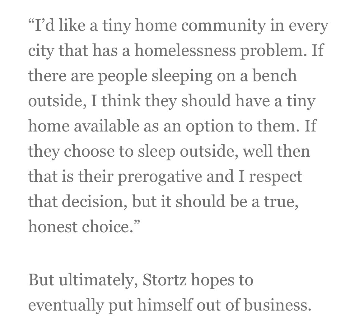 Thanks <a href="/storeyspub/">STOREYS</a> for publishing this profile of BetterStreet on this freezing day. We have to build real options for our neighbours in tents! 

storeys.com/could-tiny-hom…