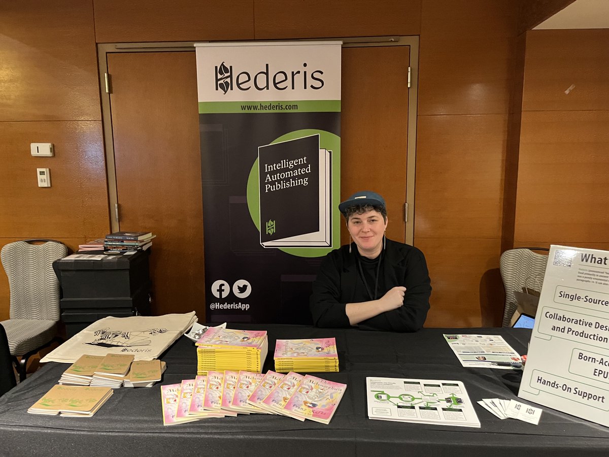 We had a great time at #PubWest2023! Thanks to everyone who stopped by to pick up a book and chat about single-source workflows and EPUB accessibility!