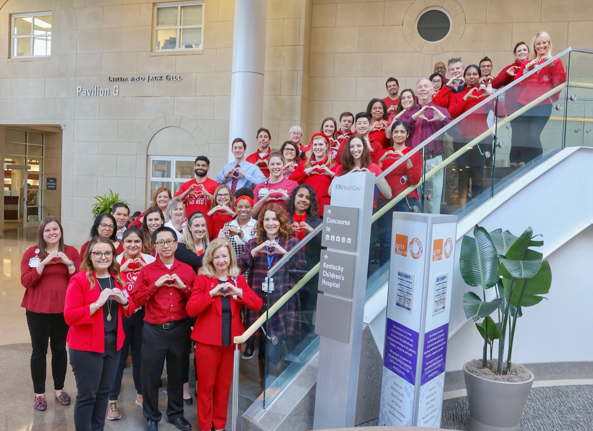#GoRedForWomen is about raising awareness of heart disease in women and educating about changes that can decrease the risk of developing heart disease. Gill Heart &amp; Vascular Institute team members recognized the day, wearing red to advocate for a healthier tomorrow!