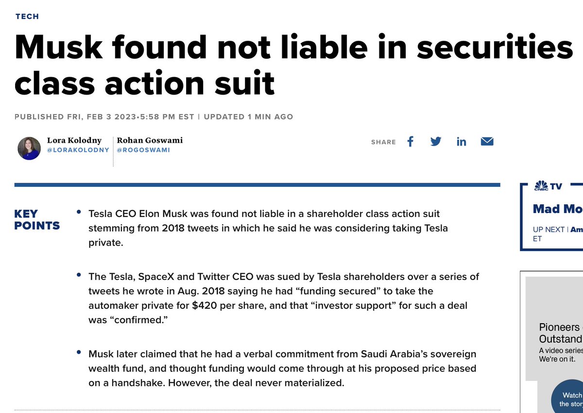 ELON MUSK IS FOUND NOT GUILTY! 👏👏

Congratulations!!! <a href="/elonmusk/">Elon Musk</a>

$TSLA

x.com/elonmusk/statu…