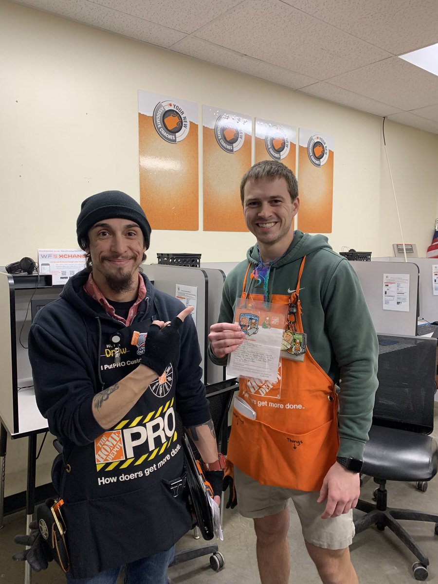 Drew Maddox (@sirdrewbydoo) on Twitter photo This fellow is Andrew from D21. He’s one of the many, I’ve cross trained in Rental. I issued a Homer challenge to sell lumber/rent a truck to the same customer. He BEAT that challenge the next day… 🔥🔥🔥
-ONE TEAM
-ONE DREAM This fellow is Andrew from D21. He’s one of the many, I’ve cross trained in Rental. I issued a Homer challenge to sell lumber/rent a truck to the same customer. He BEAT that challenge the next day… 🔥🔥🔥
-ONE TEAM
-ONE DREAM