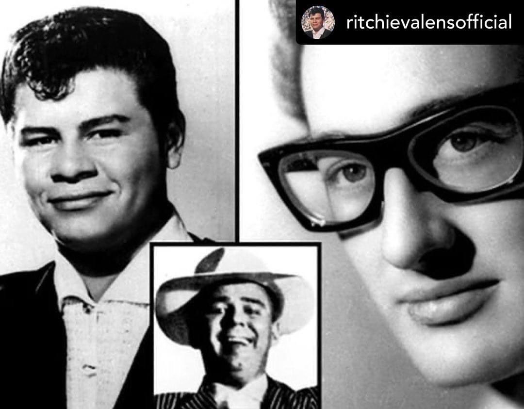 THE DAY THE MUSIC DIED: FEBRUARY 3rd, 1959 we lost the Legends Ritchie Valens, Buddy Holly, and J.P. The Big Bopper in a small plane crash in Iowa. #GoneTooSoon #RitchieValens