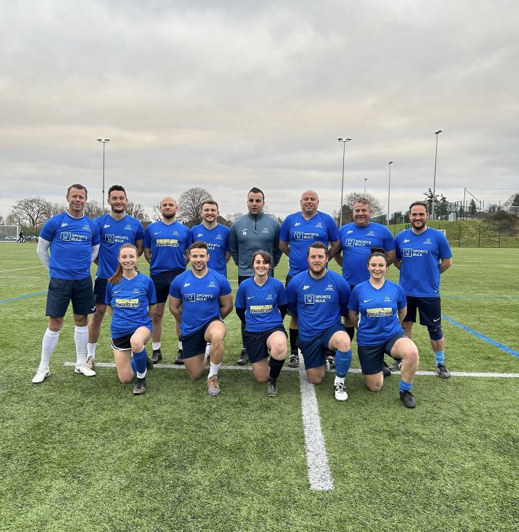 SportFHES's tweet photo. The staff football team made their eagerly anticipated return to action against our friends at @WeydonPE. An end to end game that finished 4-4! 
Goalscorers:
⚽️Mr Rider 
⚽️Mr Wallace
⚽️Mr Lee
⚽️ And an outrageous volley from the half way line from @Howellsey! 

#TeamFHES https://t.co/sPiXjC09xS