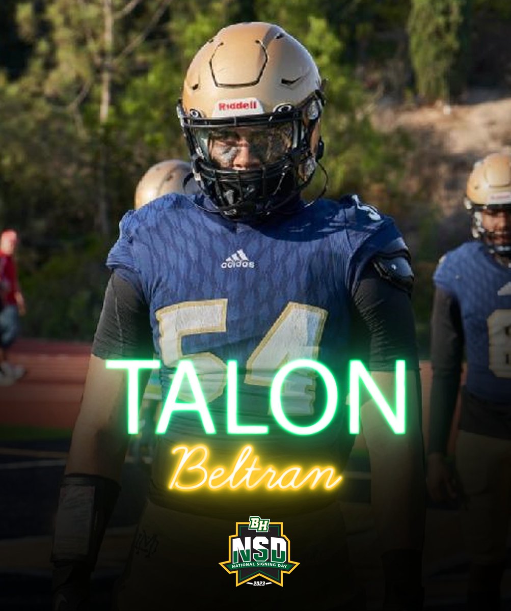 BHSUFB's tweet photo. The next Yellow Jacket to make it #2TH3TOP is 
@Talonbeltran23  #WEoverME #PlayInTheHills https://t.co/MH5Pfs06IT