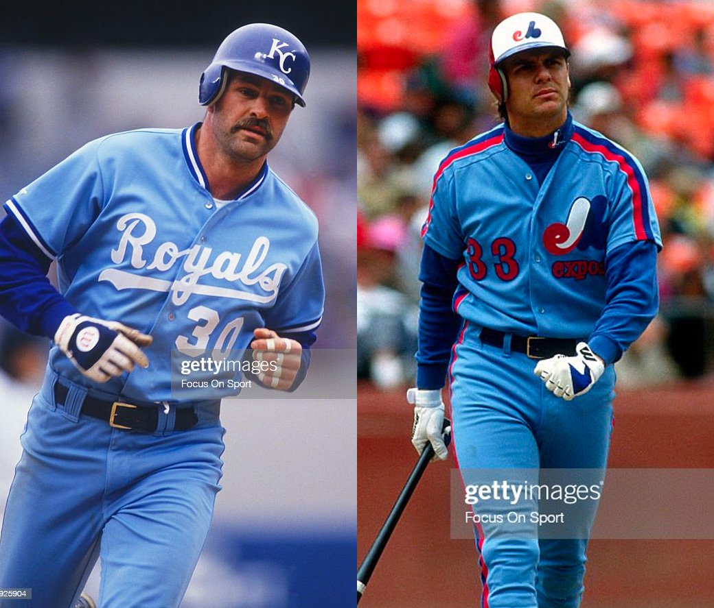 Chris Creamer  SportsLogos.Net on X: The Royals and Expos were the last  MLB teams to suit up in powder blue on the road full-time, they both played  their final regular powder