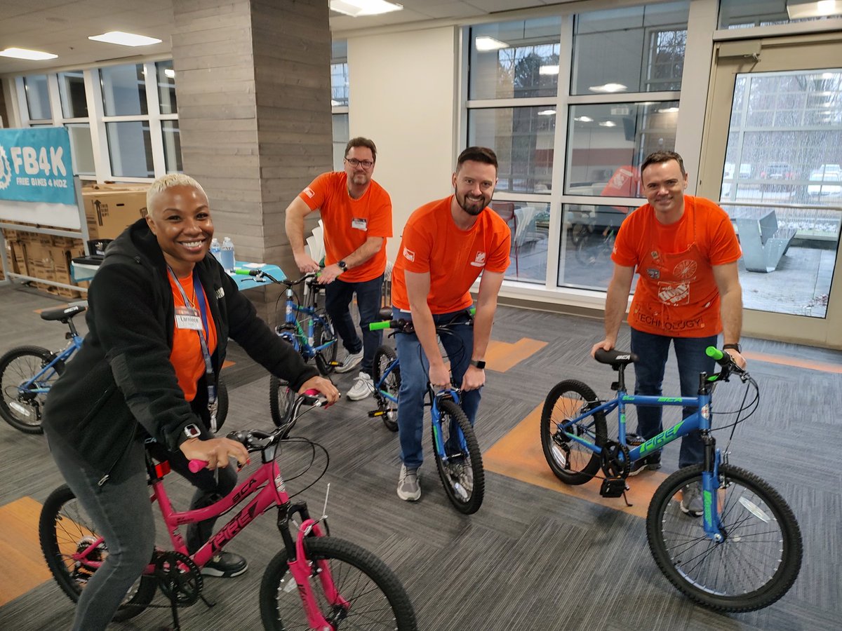 FB4K Atlanta (@fb4katlanta) on Twitter photo What a fun bike build with associates from the <a href="/HomeDepot/">The Home Depot</a> cyber security teams! 🧡 Grateful to have such incredible partners in Atlanta to support our mission.
Interested in learning more about our corporate bike builds? Send us a DM or email margie@fb4katl.org. What a fun bike build with associates from the <a href="/HomeDepot/">The Home Depot</a> cyber security teams! 🧡 Grateful to have such incredible partners in Atlanta to support our mission.
Interested in learning more about our corporate bike builds? Send us a DM or email margie@fb4katl.org.