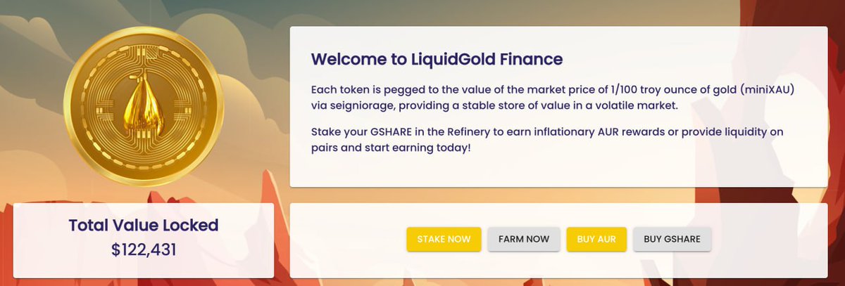 LGF_DAO's tweet photo. Gold Farmers,

We surpassed 100K in TVL in the last hour🔥🔥🔥

The fam is growing and the support is massive!

Get in and start earning that gold! https://t.co/dmXO7EabHn
