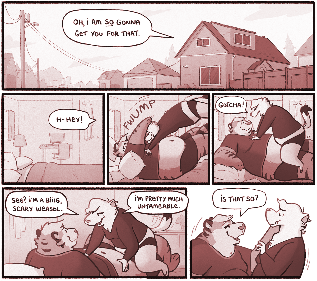 animal_math's tweet photo. here is a comic about two animals being frisky ✨

(feat. @TigerTummy) https://t.co/cKxtHkloTB