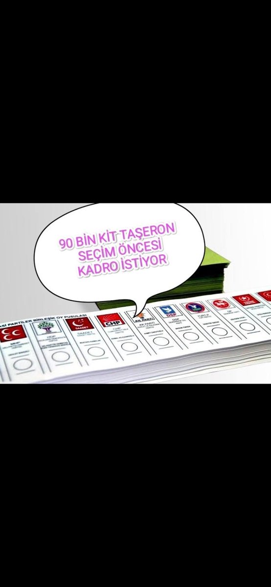 #SeçimdenÖnceKİTeKadro
BAŞKANIM KİT AİLESİ KADROSUNU İSTİYOR..
<a href="/RTErdogan/">Recep Tayyip Erdoğan</a> 
<a href="/vedatbilgn/">Vedat Bilgin</a>