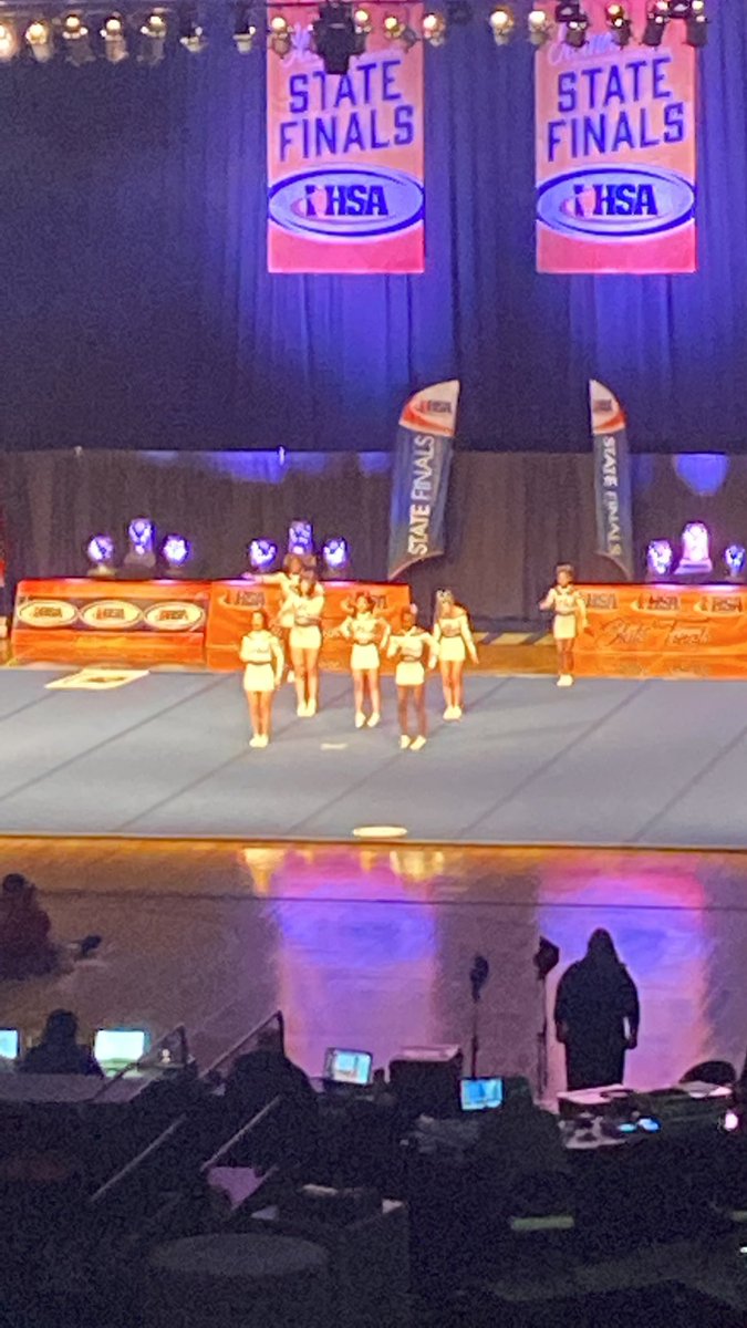 Ladies did great at IHSA state competition!!!