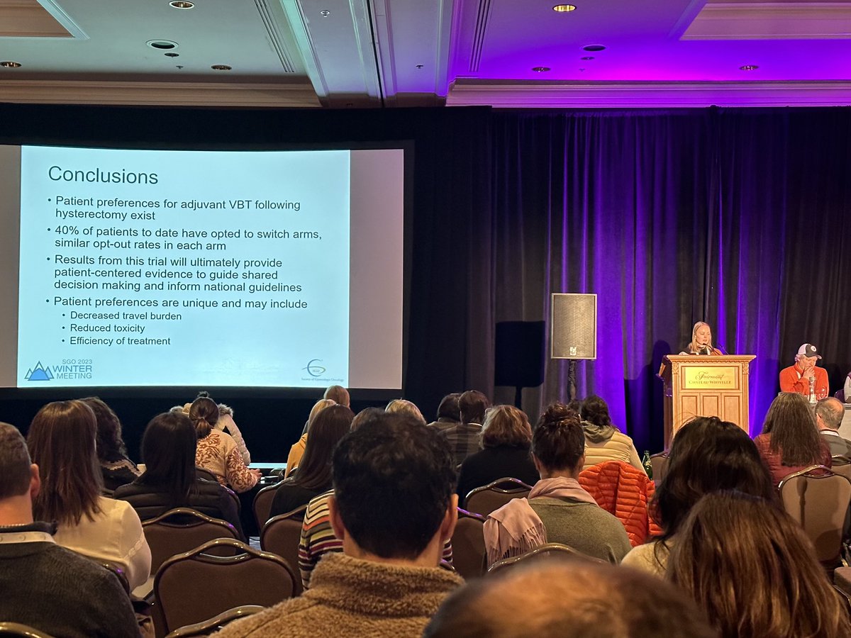 so honored to have the chance to share the exciting research being done at uva in the field of #gyncancer at #SGOMtg in whistler this morning! first ever oral presentation ✅, now off to the slopes ⛷️