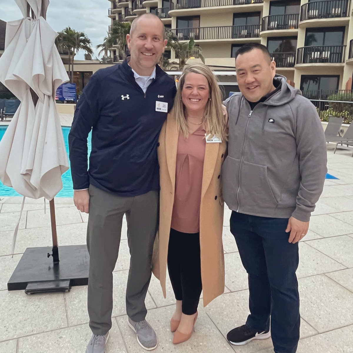 NACDA's tweet image. The Lost #MidWinter23 Files: 
Annual Strongsville, Ohio team pic with @JGalaska @KaraDitzel and @pat_chun 👊