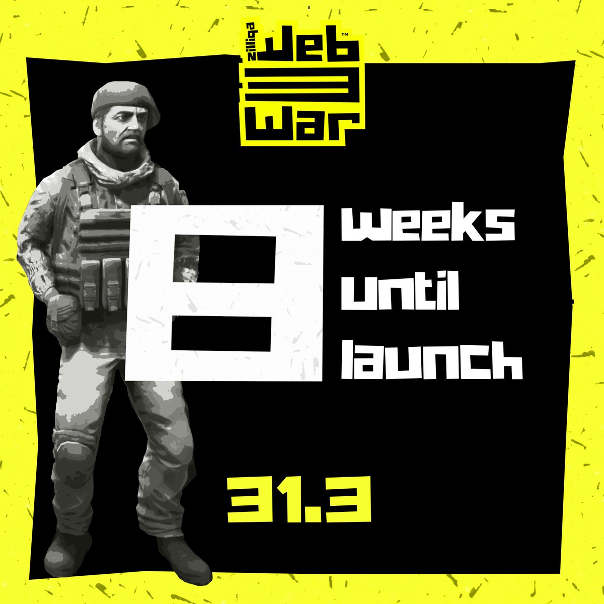 We can announce that the official launch of #WEB3WAR v1.0 will take place on the 31st March 2023! 💥

Are you ready?