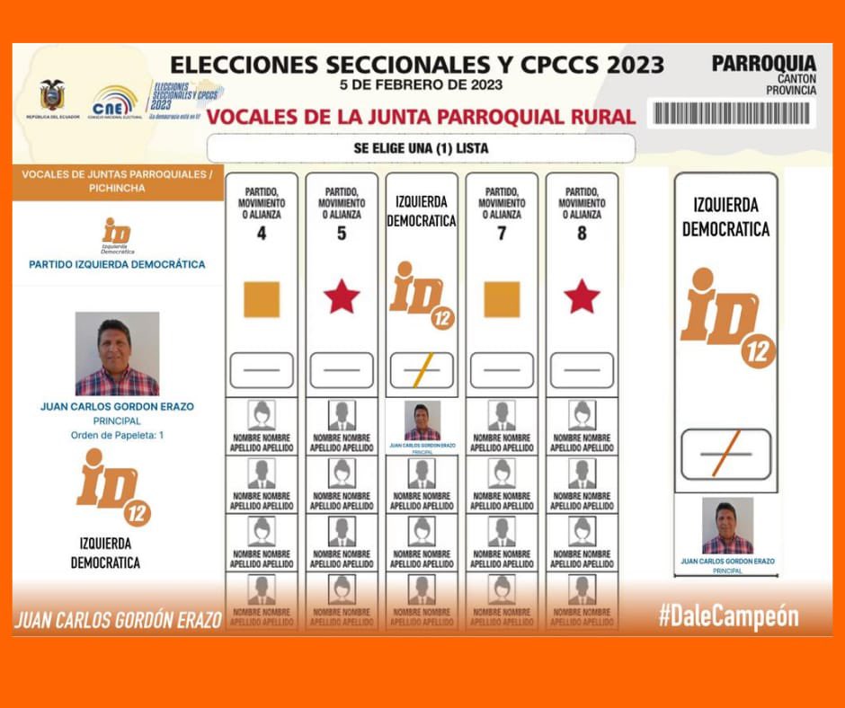 ja19_ca's tweet photo. Mi voto firme por #JuanaCarlosGordonErazo, candidato a Presidencia de Junta Parroquial #Calderon #ID12. Hizo el Coliseo de Deportes, iluminación y cerramiento de la cancha de La Pampa, visera de la Tribuna del Complejo Deportivo (en ejecución) #UnHombrequetrabaja Obras son amores https://t.co/VFmSOdz2LJ