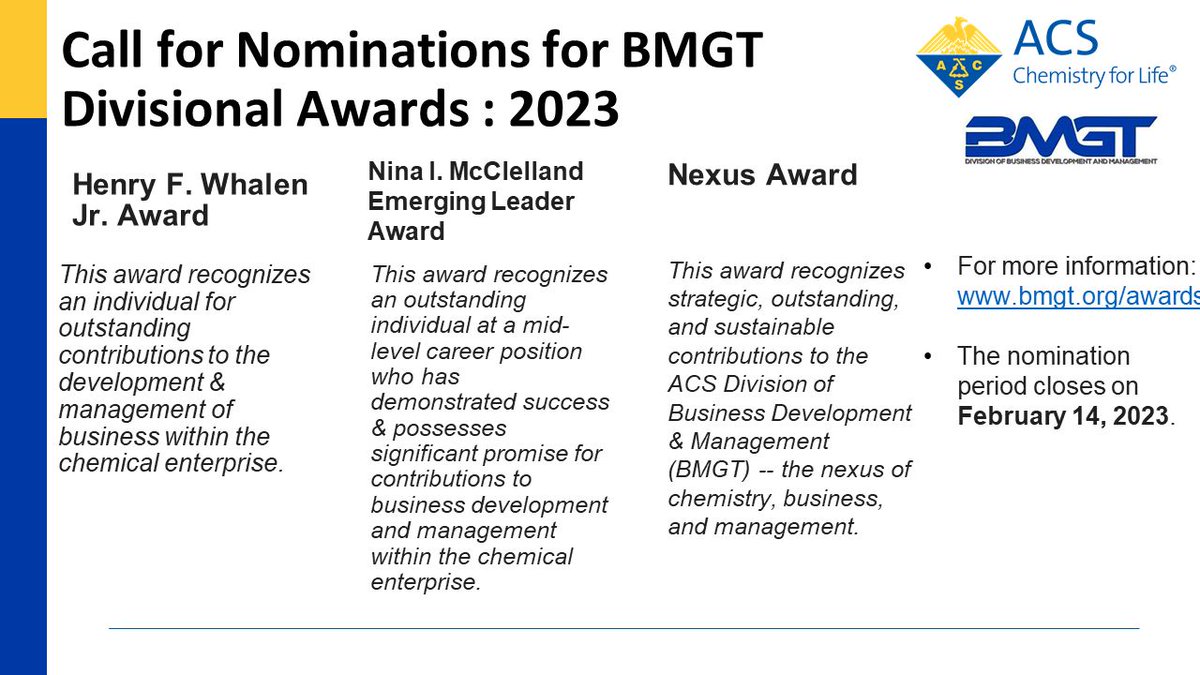 ACS BMGT tweet media