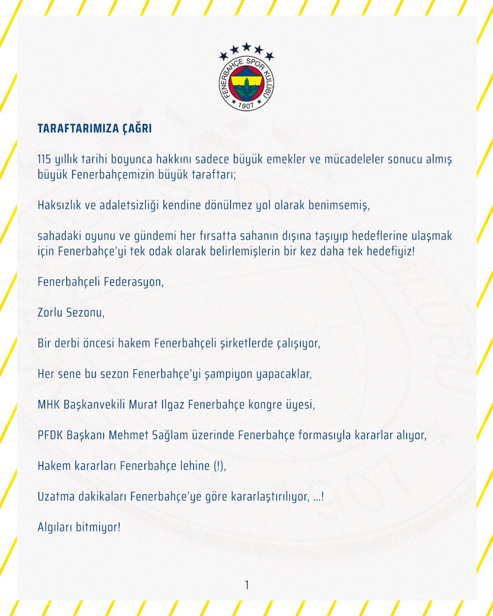 Fenerbahçe SK tweet media