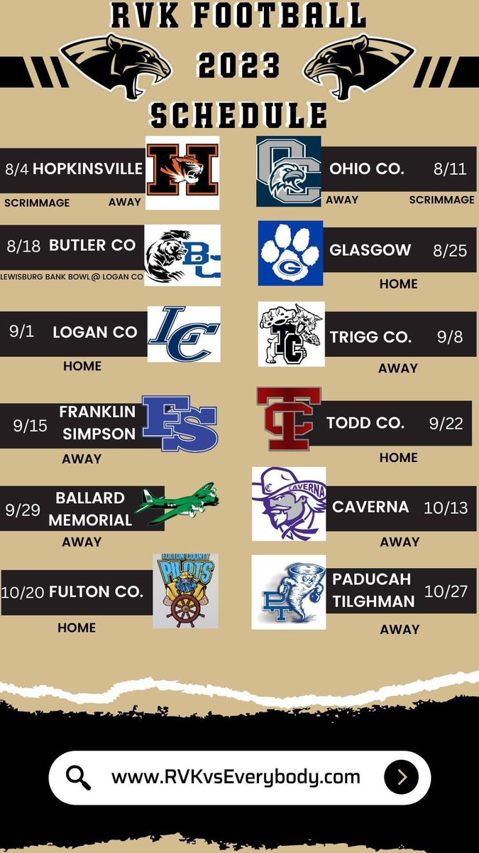 2023 season <a href="/RVKFootball/">Panther Football</a>!!