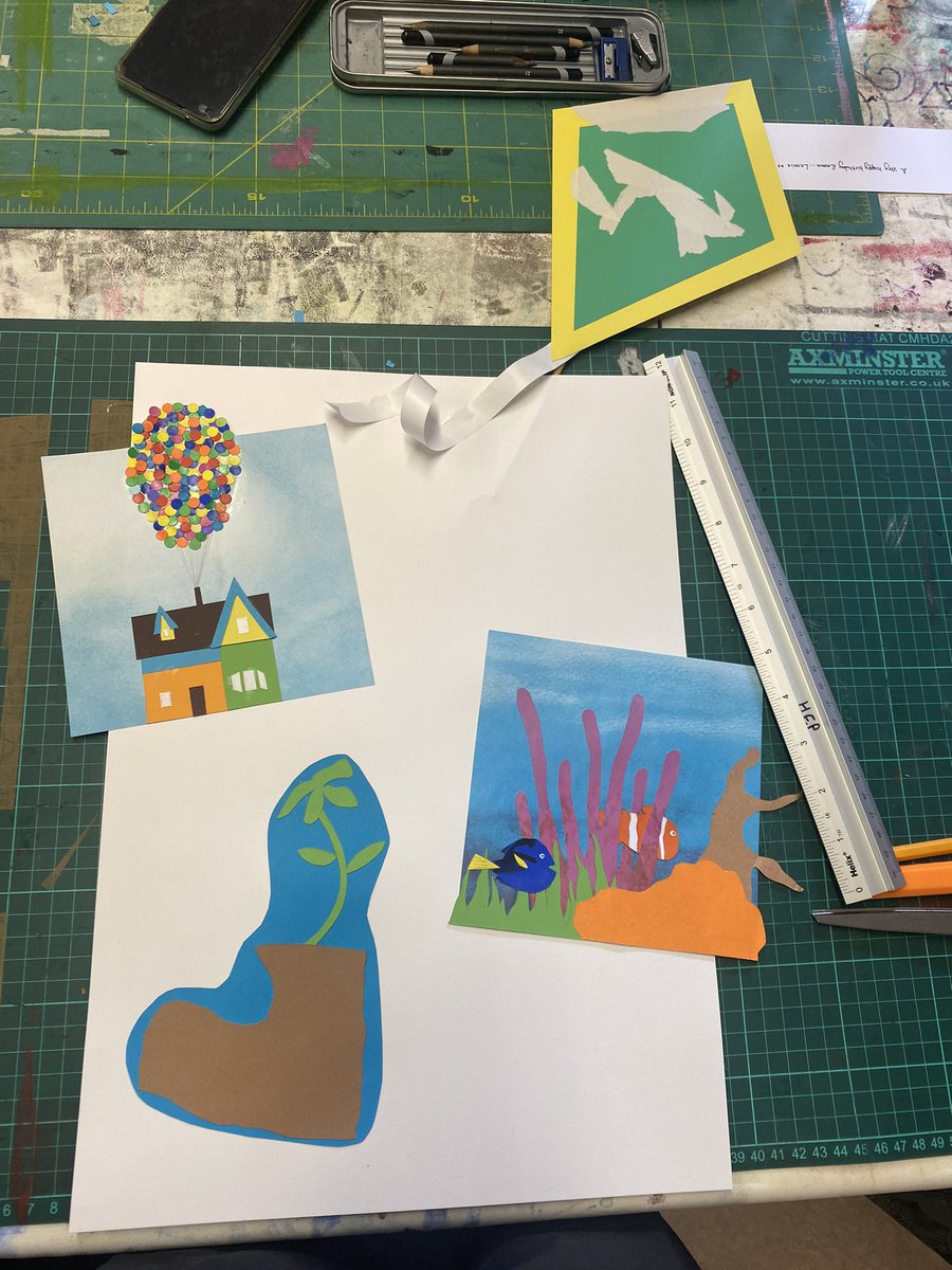 Jamila_Artist's tweet photo. This week at @DesignsInMind HEP Health and equalities programme.

We continued to develop (4th session) our….
#Experimental #paper #sculpture #folded #towns 

#paper #cut #fold #light #drawing #draw #collage #colour #shape #architecture 
#play #artsforhealth #designsinmind https://t.co/fkqehaiRPj