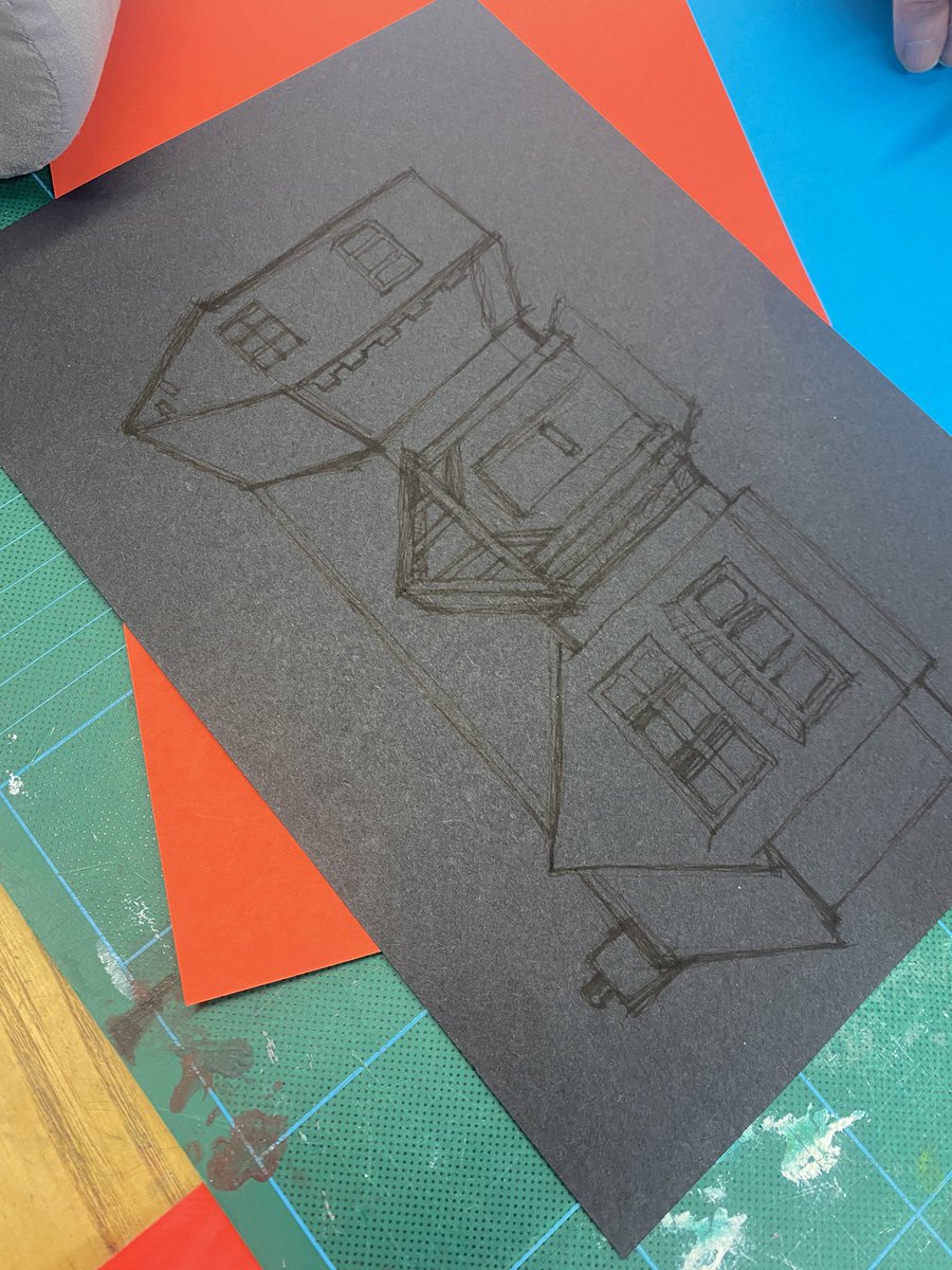 Jamila_Artist's tweet photo. This week at @DesignsInMind HEP Health and equalities programme.

We continued to develop (4th session) our….
#Experimental #paper #sculpture #folded #towns 

#paper #cut #fold #light #drawing #draw #collage #colour #shape #architecture 
#play #artsforhealth #designsinmind https://t.co/fkqehaiRPj