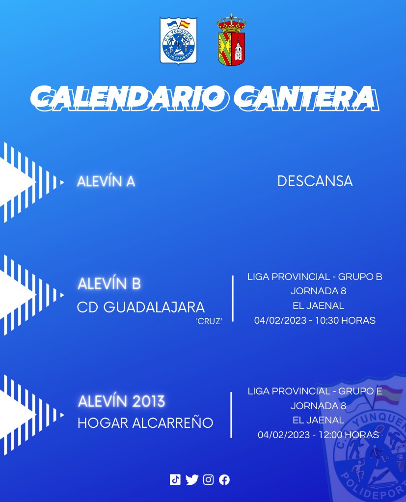 cd_yunquera's tweet photo. 👦 #CanteraCDY 

🔹 Nuevo fin de semana de competición para nuestros alevines.

#123yunquera 🔵 #DeporteEscolar https://t.co/0tq4VfIqsM
