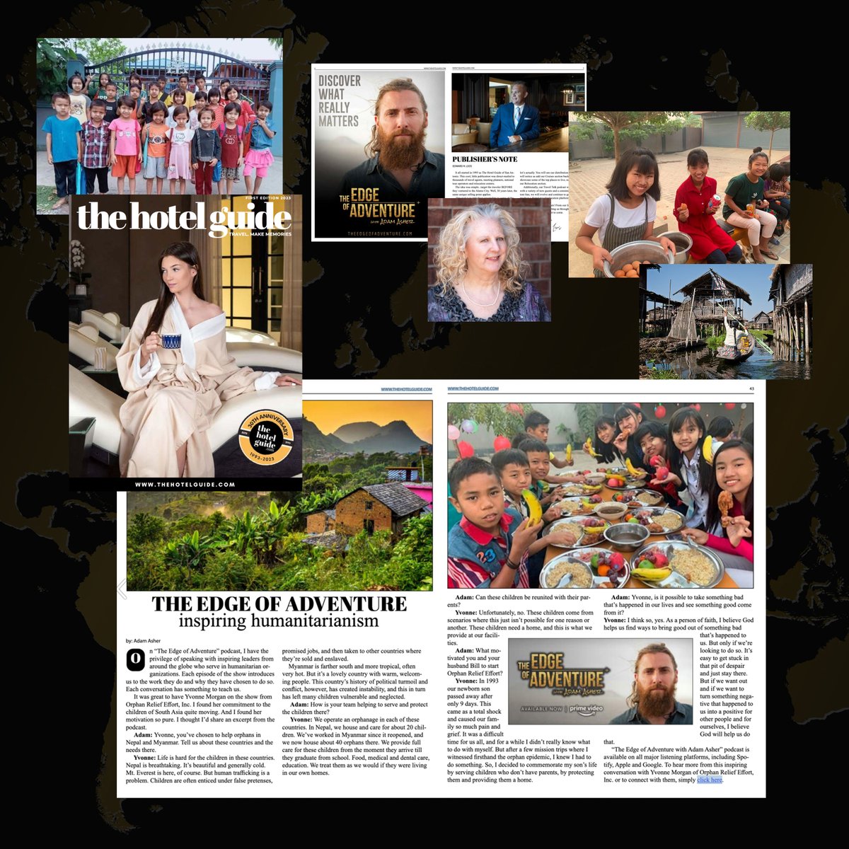 adam_asher's tweet photo. "I knew I had to do something."
This was the phrase that most stood out to me from my #podcast w/ @YMMauthor of @OrphanREffort. I share a bit from this interview in the new edition of #TheHotelGuide, Page 42.
Find it here: https://t.co/tgNESj4GDu
#AdamAsher
#TheEdgeOfAdventure https://t.co/UWP6jdbFBk