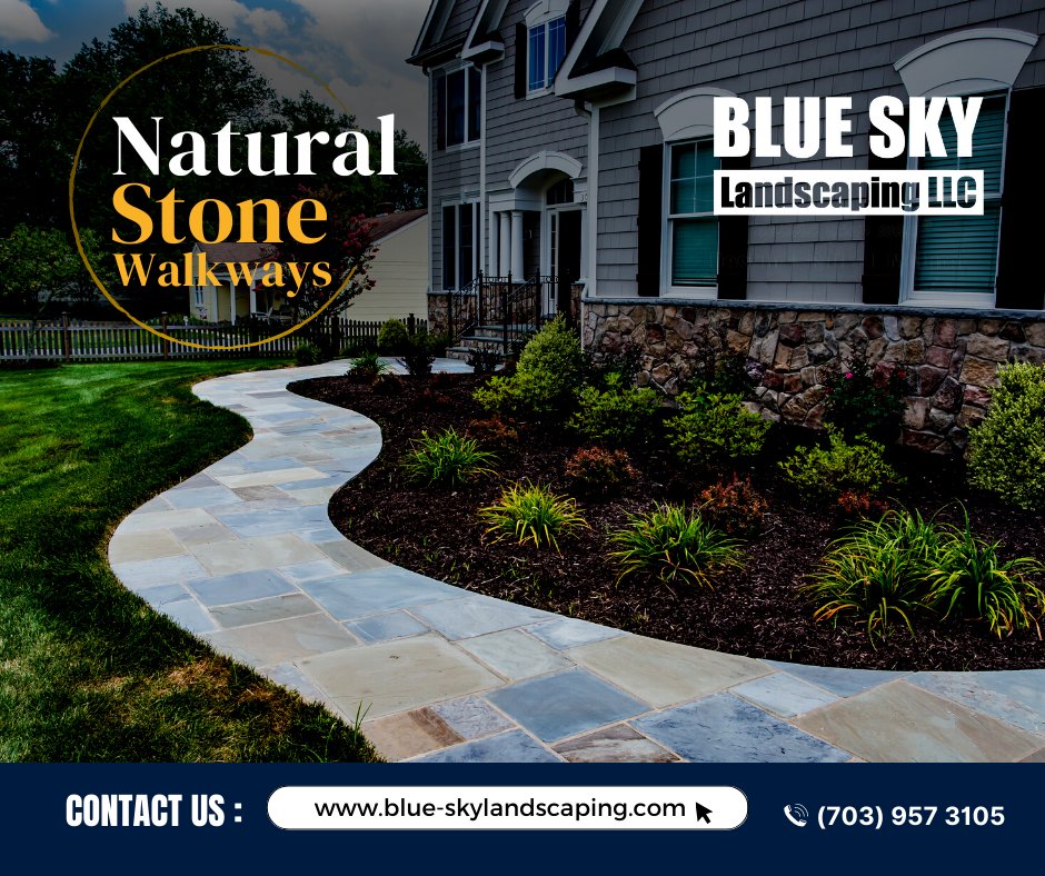 Step into nature with Blue Sky Landscaping's exquisite walkways made from the finest natural stones.
#hardscapedesign #naturalstone #paver #backyard #stonework #masonry #paver #hardscape #landscaping #landscapedesign #PaversInstallation #pavers #outdoorliving #patios #paverpatio