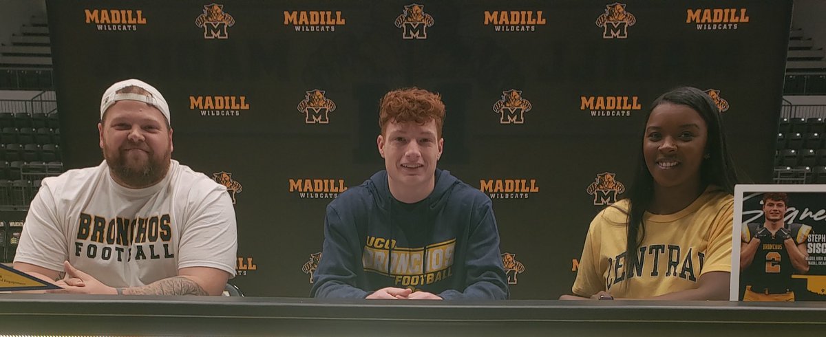 Huge congratulations to <a href="/RiverShaw12/">River J Shaw</a> &amp; <a href="/Stephen_Sisco2/">Stephen Sisco</a> on making their commitments official at the ceremony today! 

#IAGDTBAW🐯
#MadillMade⚫️🟡
#WildcatWay🐾