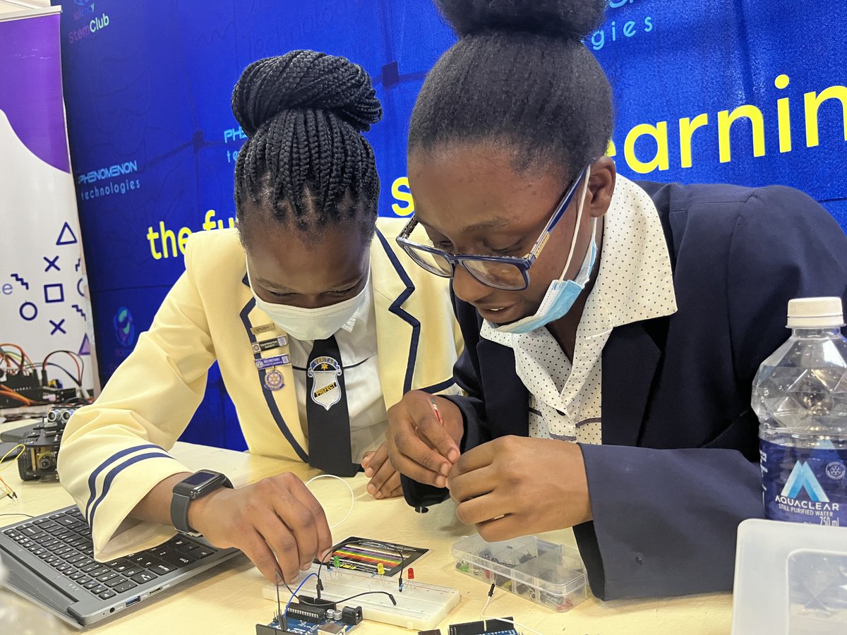 sciencylearning's tweet photo. Congratulations to Joanette Ngwenya, One of our esteemed Robotics students, for her selection as Headgirl for Dominican Convent Bulawayo. 👏🏾👏🏾👏🏾 https://t.co/z8gVSCy9VW