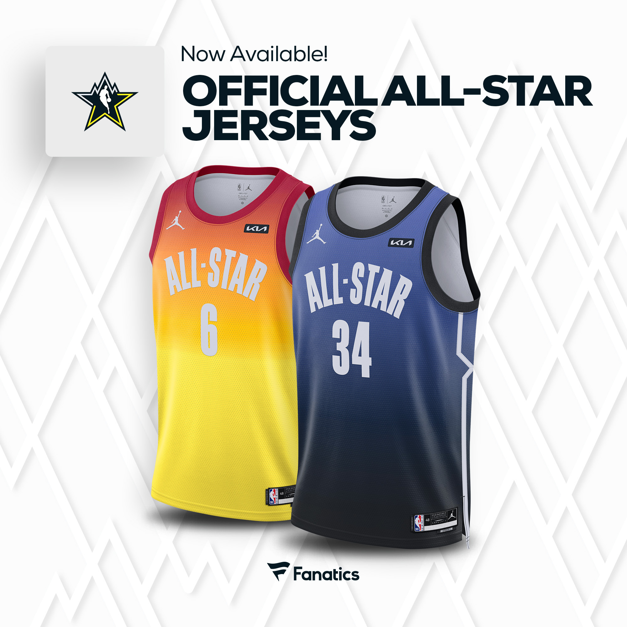 Fanatics on X: The @NBA All-Star jerseys are here! 🔥 Who will